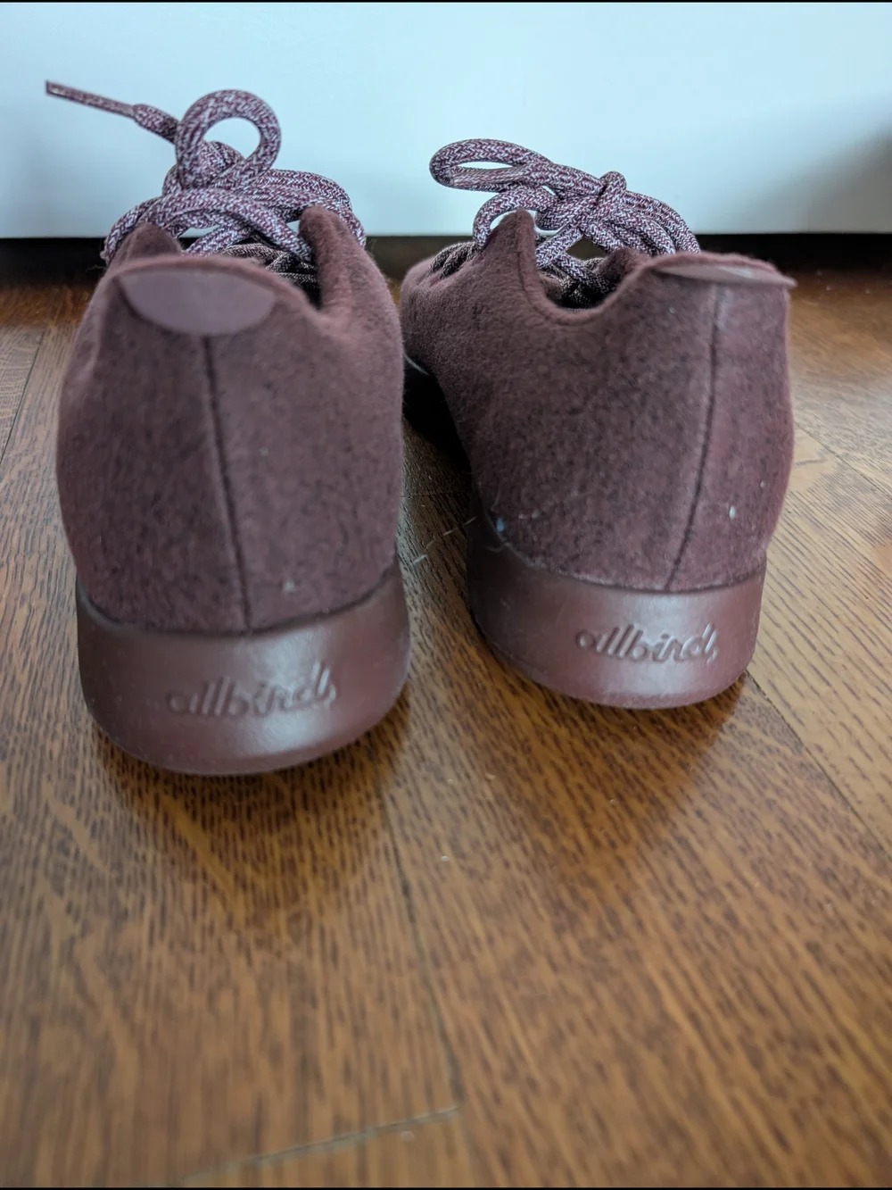 Allbirds Men's Wool Sneakers in Maroon New In Box Mens Size 9